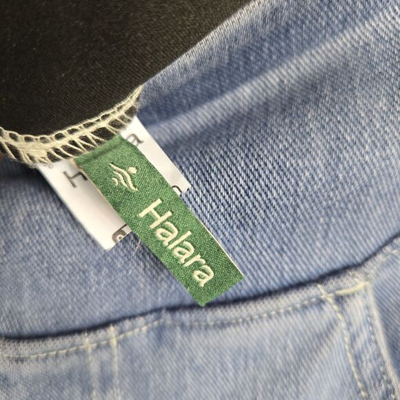 Halara Women's Size Medium Regular Wide Leg Pull On Jeans NWOT H10 - Picture 3 of 6